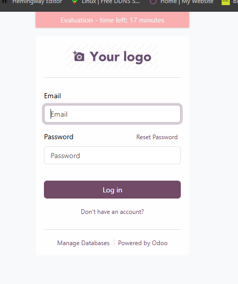 The countdown banner on an Evaluation