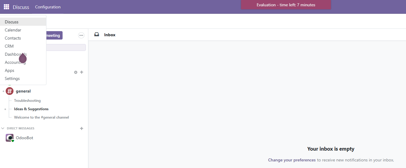 A deployed module in an Evaluation